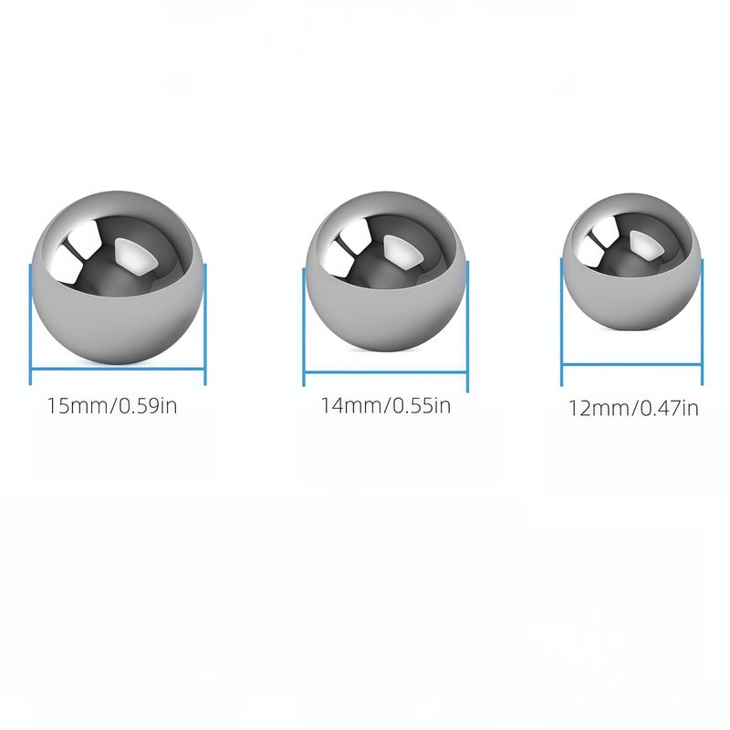 30pcs 12mm Stainless Steel Solid Balls Durable Shiny Metal Multi Purpose Accessories - Image 3