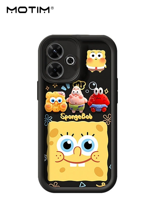 Motim Cartoon Case Protective Cover for Xiaomi Redmi 13/NOTE 13R, Scratch-Resistant Shockproof Cover, High Quality Bumper Back Case for Xiaomi Redmi 13/NOTE 13R - Image 1