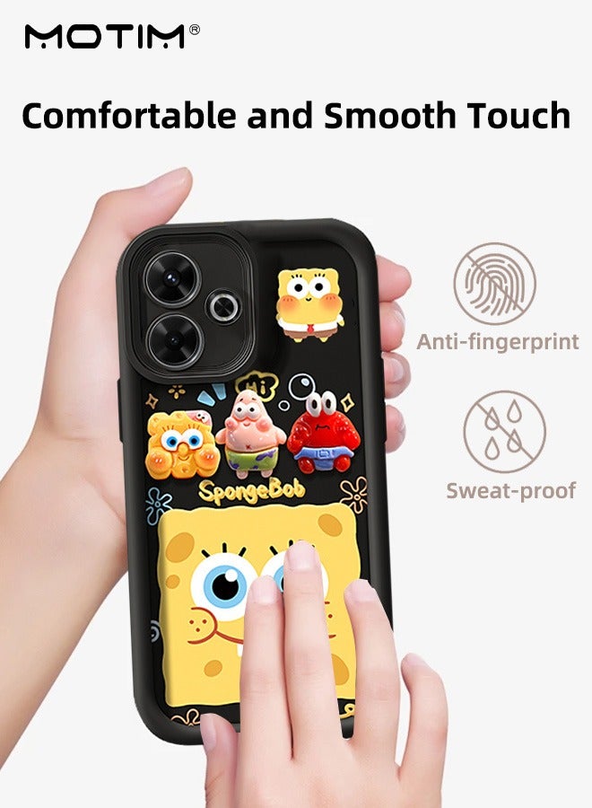 Motim Cartoon Case Protective Cover for Xiaomi Redmi 13/NOTE 13R, Scratch-Resistant Shockproof Cover, High Quality Bumper Back Case for Xiaomi Redmi 13/NOTE 13R - Image 2