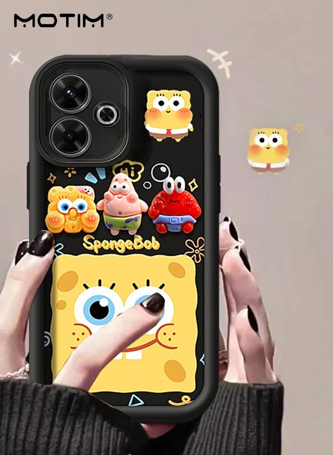 Motim Cartoon Case Protective Cover for Xiaomi Redmi 13/NOTE 13R, Scratch-Resistant Shockproof Cover, High Quality Bumper Back Case for Xiaomi Redmi 13/NOTE 13R - Image 5