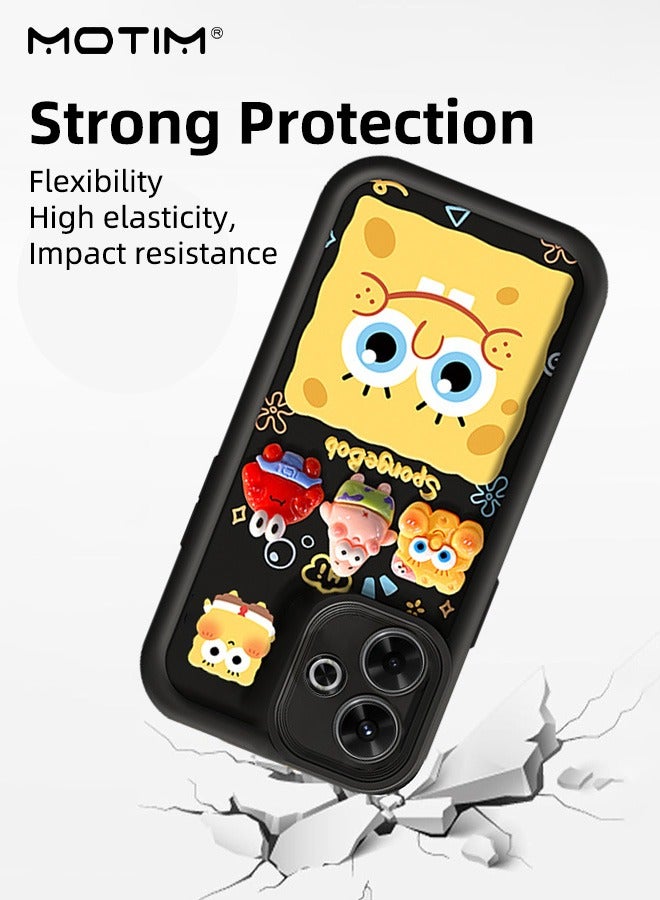 Motim Cartoon Case Protective Cover for Xiaomi Redmi 13/NOTE 13R, Scratch-Resistant Shockproof Cover, High Quality Bumper Back Case for Xiaomi Redmi 13/NOTE 13R - Image 3