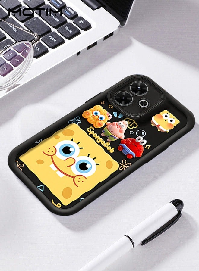Motim Cartoon Case Protective Cover for Xiaomi Redmi 13/NOTE 13R, Scratch-Resistant Shockproof Cover, High Quality Bumper Back Case for Xiaomi Redmi 13/NOTE 13R - Image 4