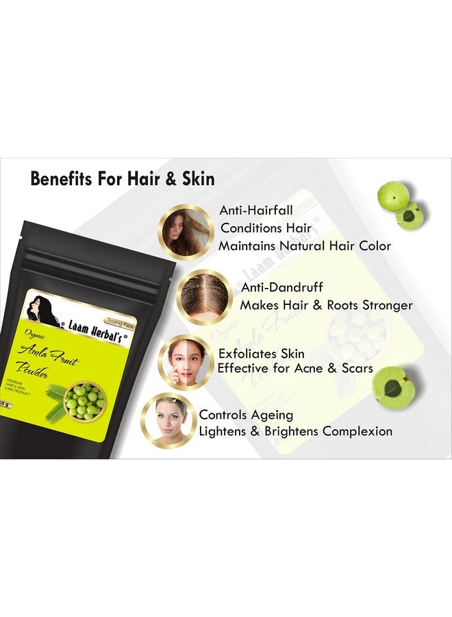 Laam Herbals Amla powder | Pure & Natural | Quick Result| For Hair & Skin Care (250 g) - Image 2