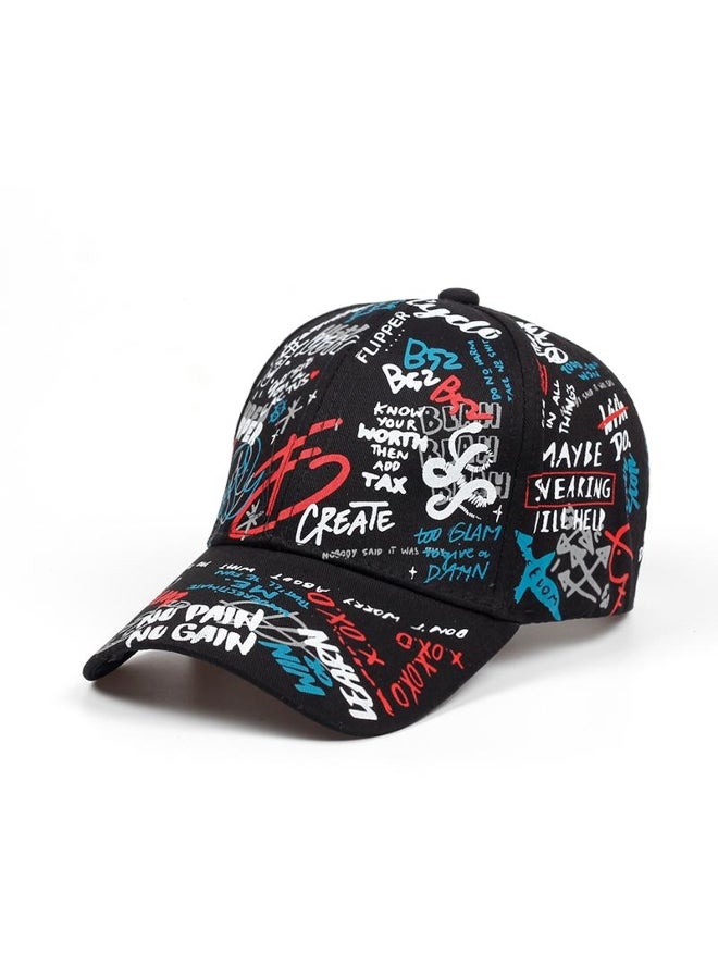 Summer Baseball Cap Graffiti Sun Caps Hip Hop Visor Hat Adjustable Snap-back Hats For Women golf cap