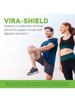 Davinci Labs Virashield Dietary Supplement To Support Detox Immune System And Healthy Gi Function* With Black Walnut Wormwood Olive Leaf Pau D’Arco And More Glutenfree 120 Tablets  - Image 3