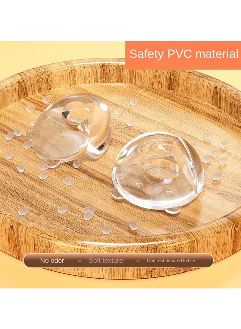 10 عبوات من واقيات زوايا الأطفال، زوايا الطاولة، واقيات طاولة شفافة للأثاث، واقيات الزوايا المستديرة، واقيات زوايا السلامة، زوايا الأثاث ومصدات الأمان للحواف، حماية للأطفال - Image 4