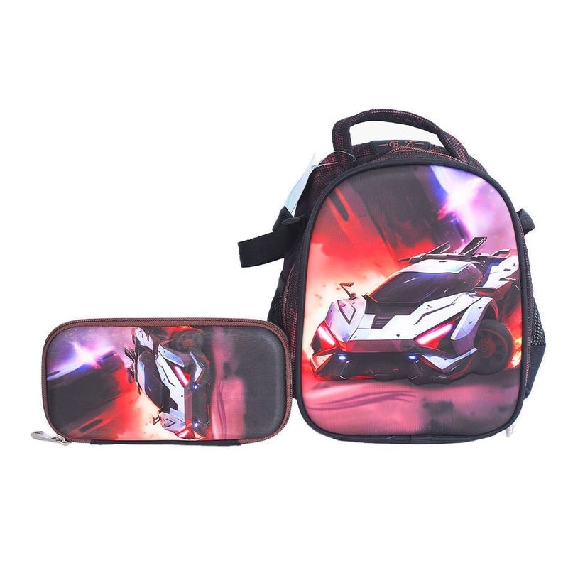 Super Speed Car Lunch Bag with Pencil Case - 4870
