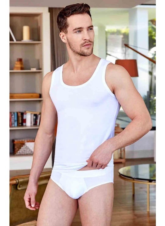 5003 Men's Modal Undershirt - Slip Panties Set Boxed Set