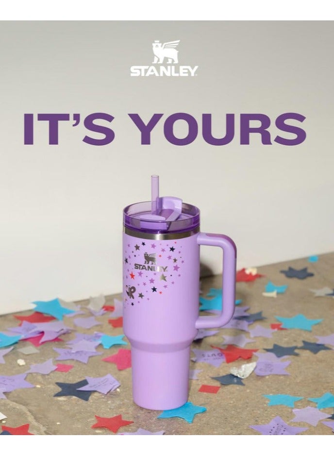 Stanley Olivia Rodrigo x Stanley 40oz Tour Edition Tumbler – Limited Edition Artist Collaboration with FlowState Leakproof Lid, Reusable Straw & Handle – Vacuum-Insulated Stainless Steel Travel Mug Keeps Drinks Hot or Cold – Stylish Collector’s Hydration Cup for Coffee, Tea, Smoothies, Water & More - Image 2