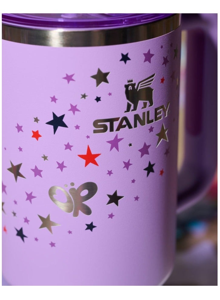 Stanley Olivia Rodrigo x Stanley 40oz Tour Edition Tumbler – Limited Edition Artist Collaboration with FlowState Leakproof Lid, Reusable Straw & Handle – Vacuum-Insulated Stainless Steel Travel Mug Keeps Drinks Hot or Cold – Stylish Collector’s Hydration Cup for Coffee, Tea, Smoothies, Water & More - Image 4