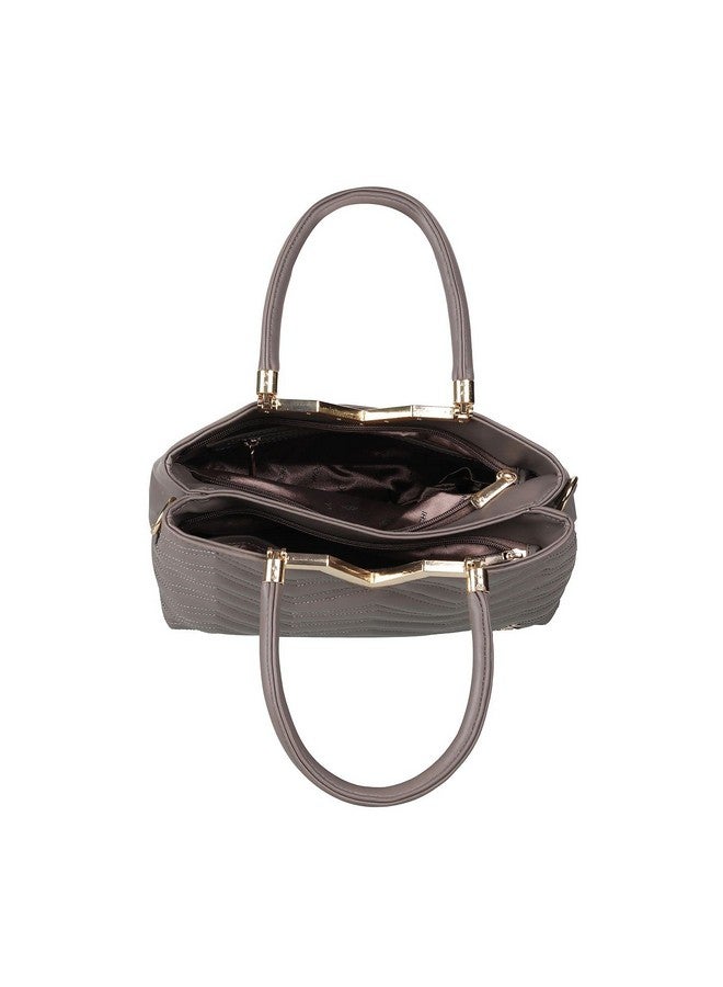 Mochi حقيبة موشي النسائية الرمادية بسحاب (66-7651) - Image 3