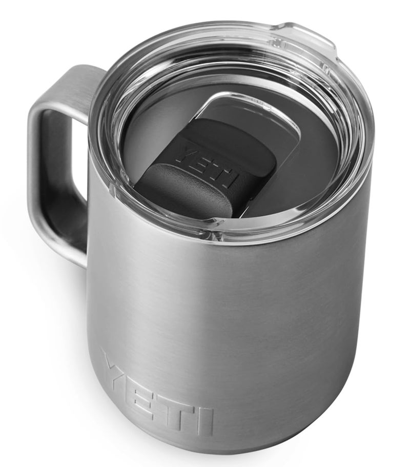 كوب ييتي رامبلر معزول بالفراغ من الفولاذ المقاوم للصدأ قابل للتكديس مع غطاء ماغسلايدر 10 أونصة 295 مل