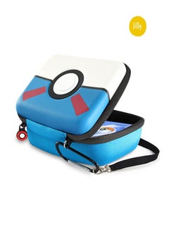 Filly Pokemon Card Case Holder for PM TCG Cards Organizer Case Fits Up to 400 Game Cards Pokemon card box Cards Storage Box with Removable Divider and Hand Strap  - Image 1