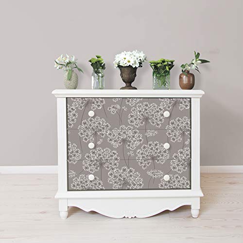 NuWallpaper NU1693 Angelica Peel & Stick Wallpaper, Grey - Image 3