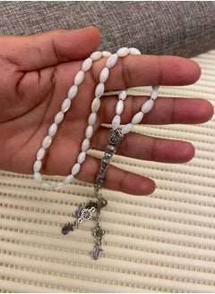Natural Seashell Prayer Beads For Men 39 Beads Size 4mm