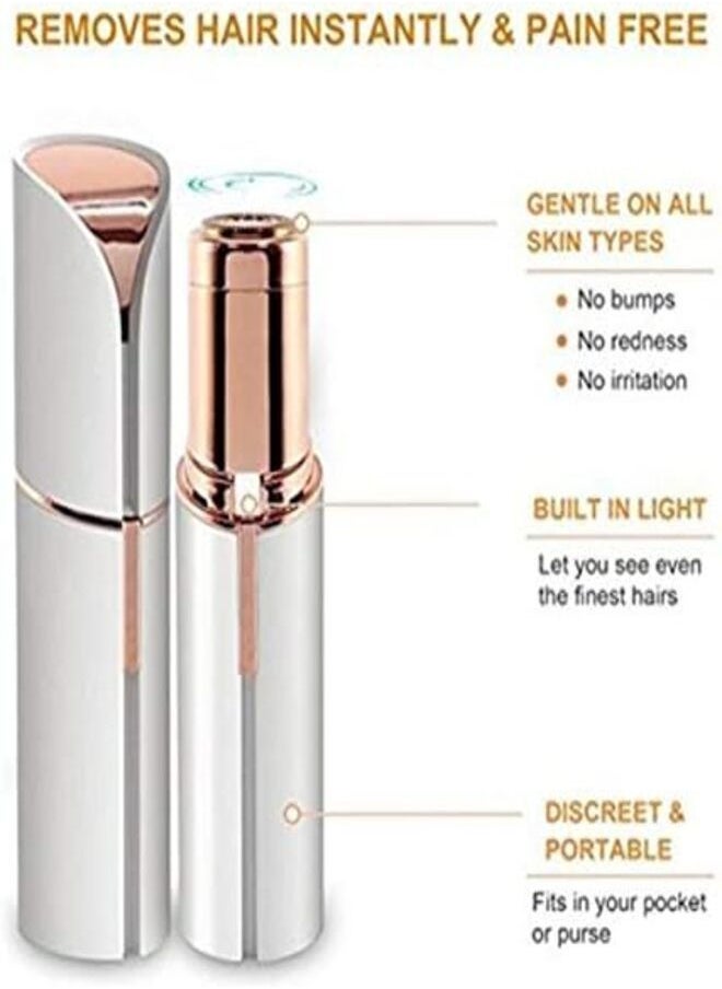 Generic - Facial Hair Remover Finishing Touch Shape Lipstick Flawless Women Painless Hair Remover - Image 1