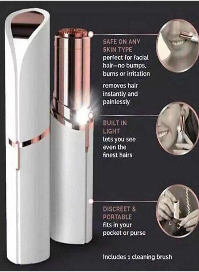 Generic - Facial Hair Remover Finishing Touch Shape Lipstick Flawless Women Painless Hair Remover - Image 1