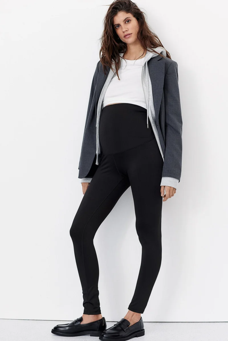 H&M MAMA Before & After sports tights