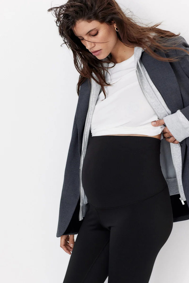 H&M MAMA Before & After sports tights