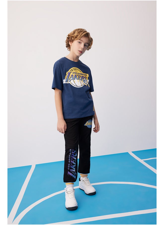 DeFacto - Boy Oversize Fit Crew Neck Knitted Short Sleeve T-Shirt - Image 1