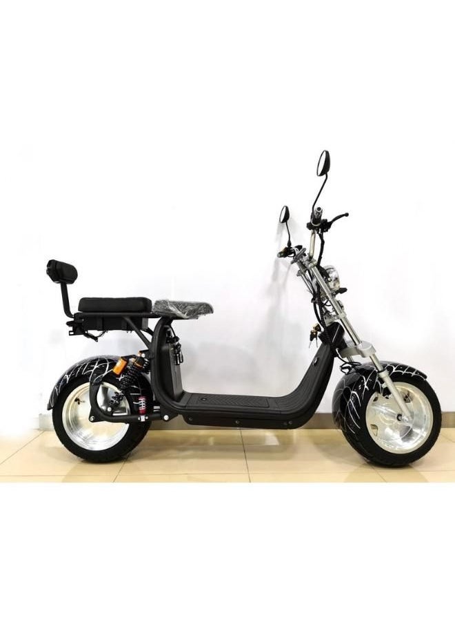 Crony G-029 Electric Motorcycle e Motorbike High Speed Harley tire Double Seat with Double Battery | Orange  - Image 5