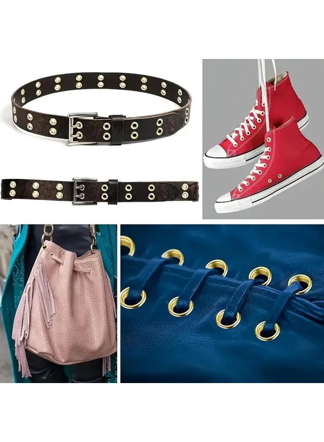 100 Pcs Silvery Stainless Steel Grommet Kit With Washers For Banners Posters And DIY Projects - Image 5