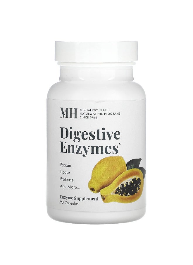 Michael's Naturopathic - Michael's Naturopathic, Digestive Enzymes, 90 Capsules - Image 1