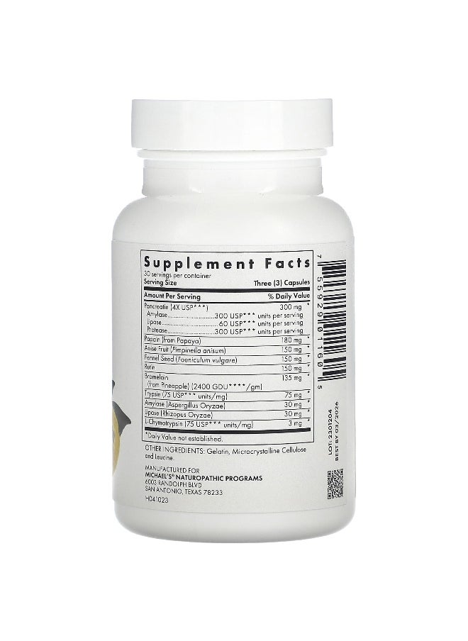 Michael's Naturopathic - Michael's Naturopathic, Digestive Enzymes, 90 Capsules - Image 1