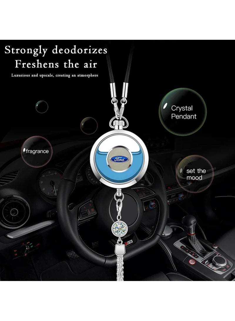 Ford Car Logo Mirror Hanging Pendant High Quality Alloy Glass Mirror Desgin Pendant - Image 4