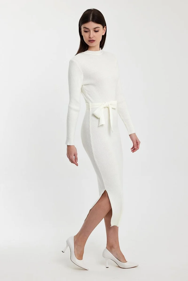 Alexander Gardi Ribbed Midi Dress