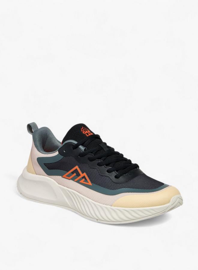 Oaklan by Shoexpress Panelled Lace-Up Sports Shoes - Image 1