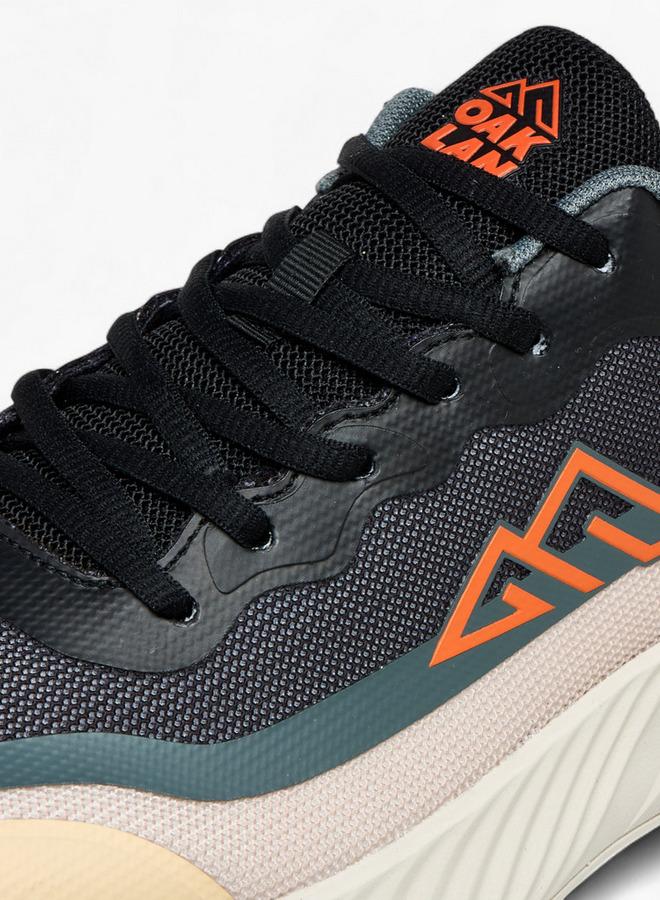 Oaklan by Shoexpress Panelled Lace-Up Sports Shoes - Image 4