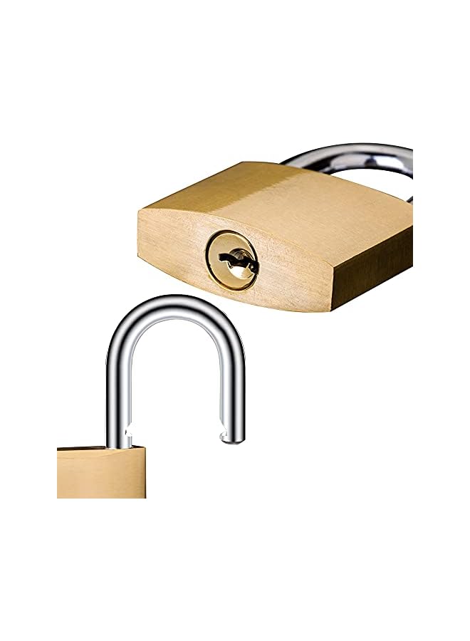 PROMASS Padlock, Heavy Duty Padlock Long Shackle Padlock with Keys, Outdoor High Security Padlock, Key Padlock for Shed, Warehouse, Garage, Garden, Gate - 38mm - Image 3