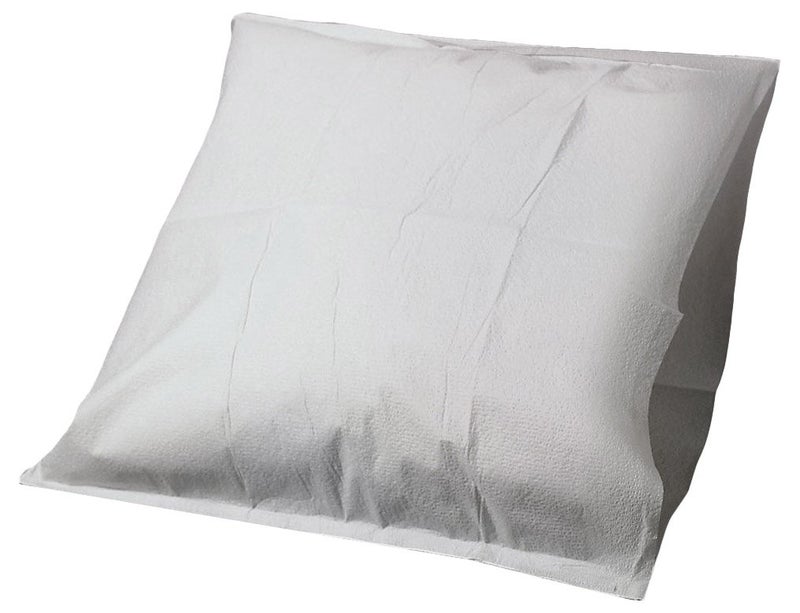 Tidi 919711 Choice Single-Use Headrest Cover, 1-Ply Tissue Headrest Cover, Poly-Lined, Essential Dental Supplies, White, Pack of 500, 10" Width, 10" Length - Image 1