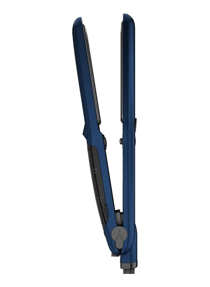 راش براش مكواة بخار X5 بلون كحلي، مكواة بخار تورمالين، 235 درجة مئوية، 6 مستويات حرارة، تقنية النانو، من راش براش - Image 2