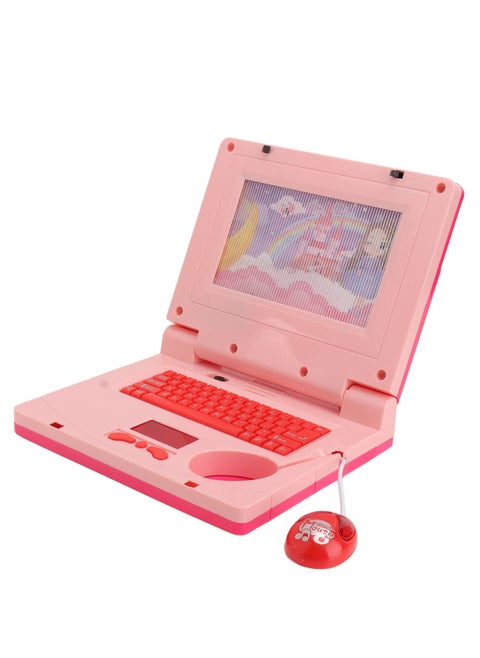 Simulation Notebook Light Music Cartoon Computer Children's Enlightenment Early Education Toys Mouse Style Random