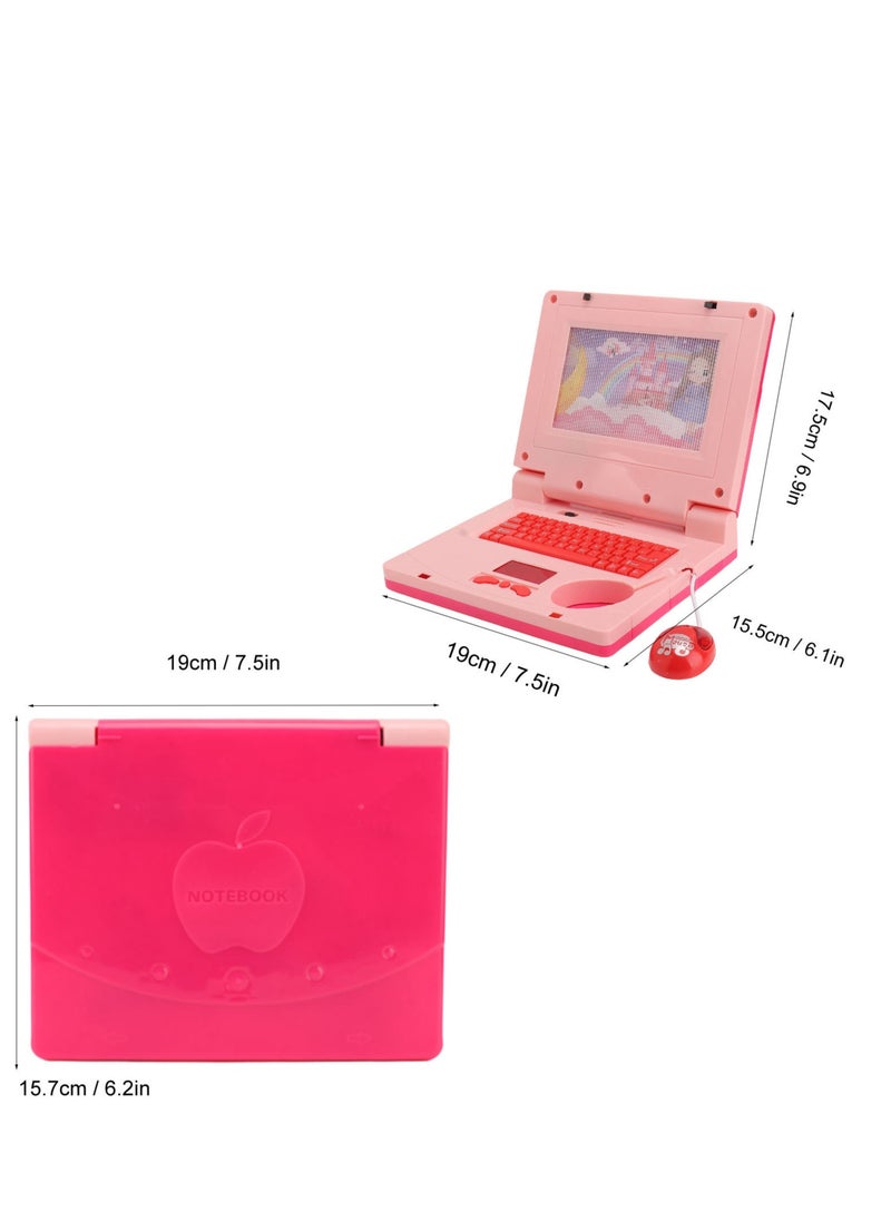 Velaurs - Simulation Notebook Light Music Cartoon Computer Children's Enlightenment Early Education Toys Mouse Style Random - Image 1