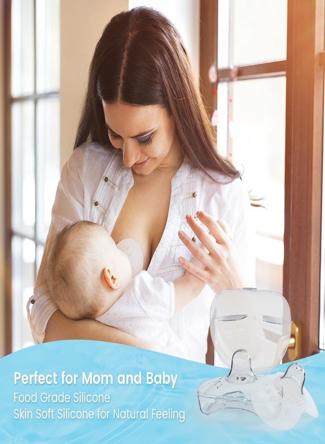 Hranio Breast Feeding Cover Nipple Shields for Breastfeeding Newborn Lactancia Nipple Shield Pain Relief Breastfeeding Nipples Shield Breast Shields for Breastfeeding Supplies 24mm - Image 2