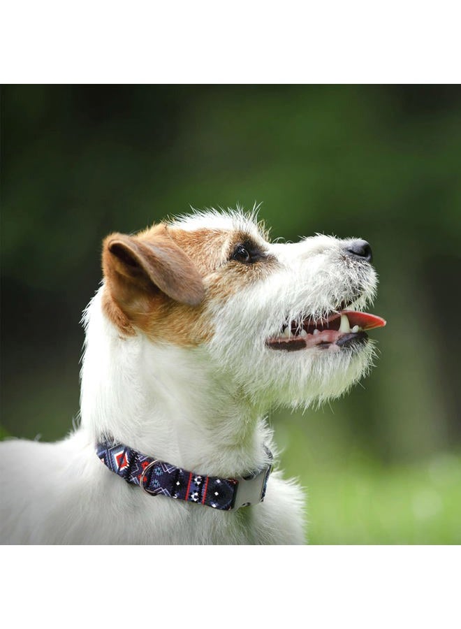 Anbbas Southwest Dog Collar Tribal Pattern Adjustable Puppy Pet Collars for Small Medium Large Dogs Aztec Print (Aztec, Neck Fit 18"-26") - Image 5