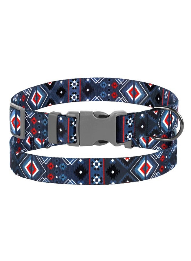 Anbbas Southwest Dog Collar Tribal Pattern Adjustable Puppy Pet Collars for Small Medium Large Dogs Aztec Print (Aztec, Neck Fit 18"-26") - Image 2