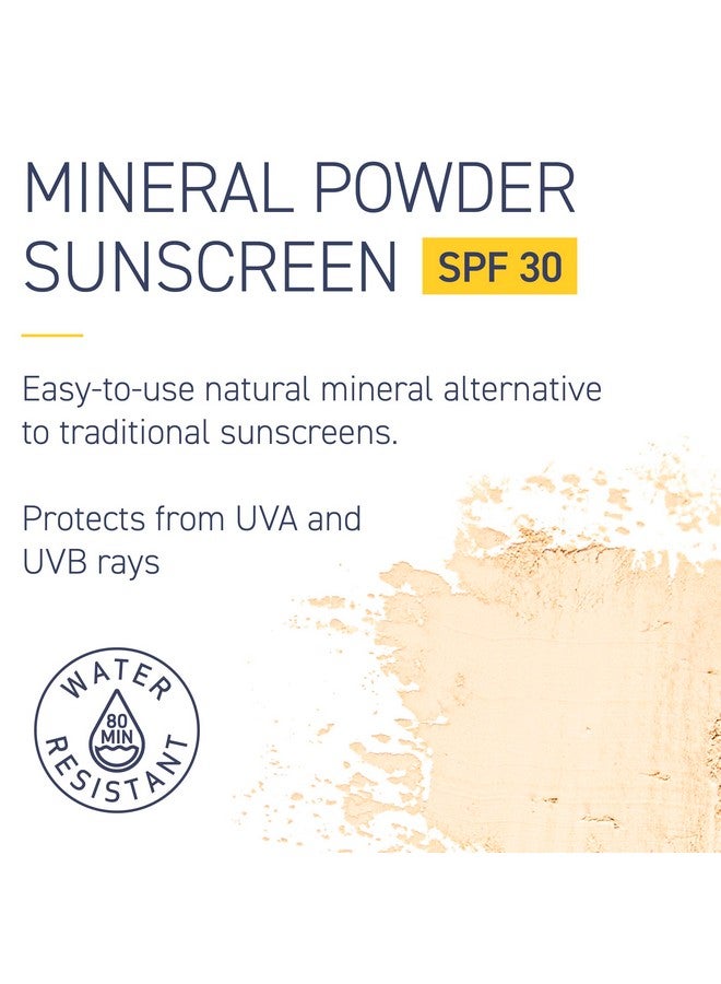 Brush On Block SPF 30 Mineral Powder Sunscreen, With Niacinamide, Hyaluronic Acid, & Vitamin C, Broad Spectrum, Water Resistant, Translucent, For All Skin Tones & Types, Reef Friendly, Mfg in USA - Image 2