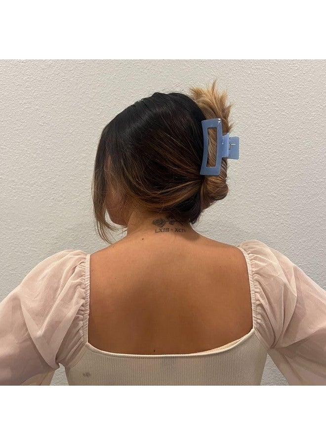 Plenteous Big Hair Claw Clips Large Butterfly Hair Clips For Women's 3.6" Large Jelly Clip Larger Size Hair Clip For Girls Hair Accessories For Long Thick Hair, 3 pc Multi Color. - Image 2