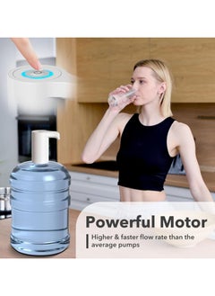 KEEP MASTER Electric Drinking Portable Water Dispenser - Universal USB Charging Water Pump for 2-5 Gallon Jugs, BPA-Free, Food-Safe, Strong Battery - Ideal Portable Water Dispenser for Camping  - Image 5