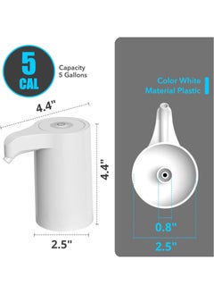 KEEP MASTER Electric Drinking Portable Water Dispenser - Universal USB Charging Water Pump for 2-5 Gallon Jugs, BPA-Free, Food-Safe, Strong Battery - Ideal Portable Water Dispenser for Camping  - Image 2