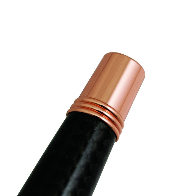 Monteverde Invincia, Rose Gold with Black Carbon Fiber Fountain Pen (MV40062) - Image 5