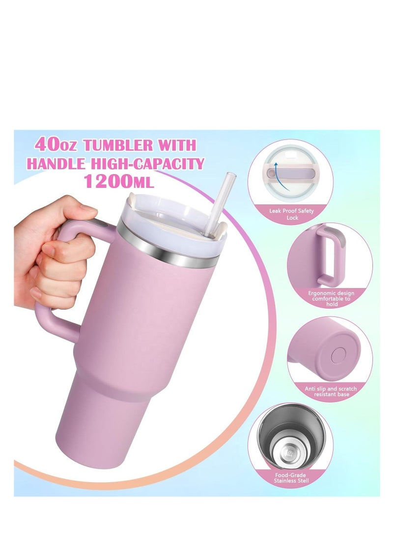 MACON 40oz Quencher H20 Stainless Steel Vacuum Tumbler for Water, Iced Tea or Coffee, Smoothie and More - Image 5