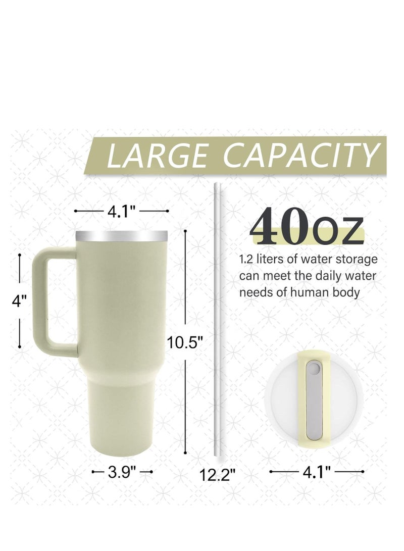 MACON 40oz Quencher H20 Stainless Steel Vacuum Tumbler for Water, Iced Tea or Coffee, Smoothie and More - Image 4