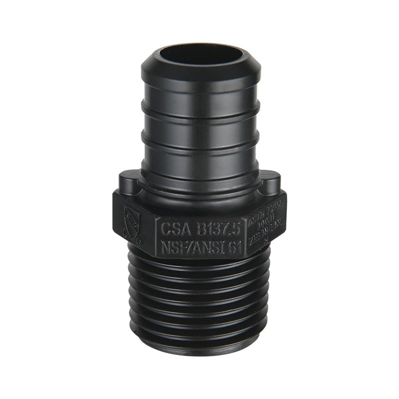 EFIELD 10Pack EFIELD Poly PPSU Barb Crimp Pex Fittings 34Pex X 12 Male NPT Adapter Potable WaterPPSU1807105 - Image 2