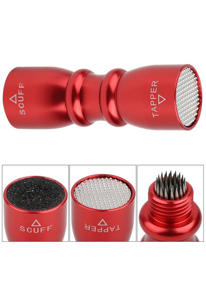Thoraya Portable Mini Billiard Cue Tip Tool Pool Stick Shaper Repair Scuffer Pick Accessory (Red)  - Image 4