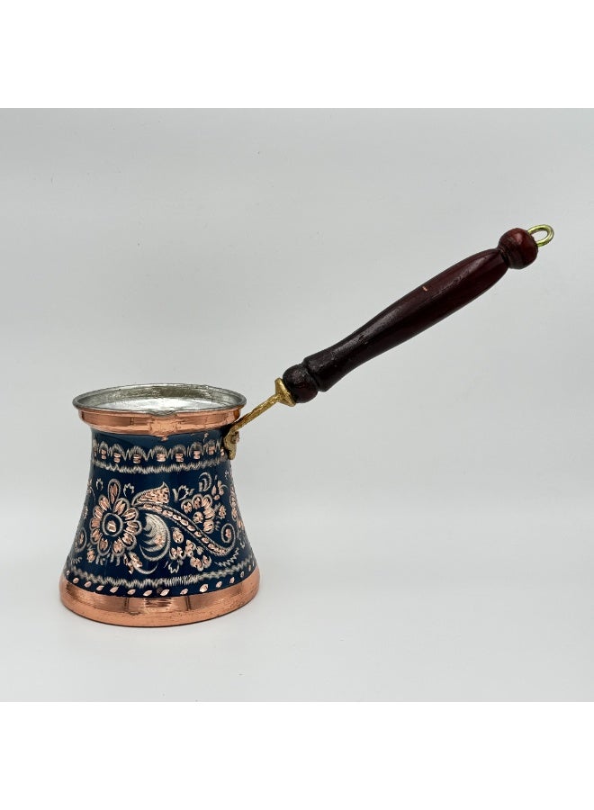 Handmade 3-Piece Copper Coffee Pot Set – Wooden Handle, Premium Copper, Ottoman-Inspired Design, Made in Turkey  - Image 5